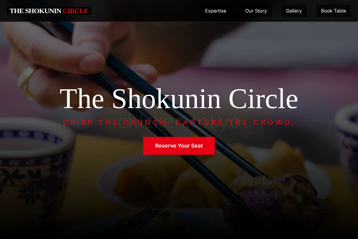 Bold Asian Fusion Food