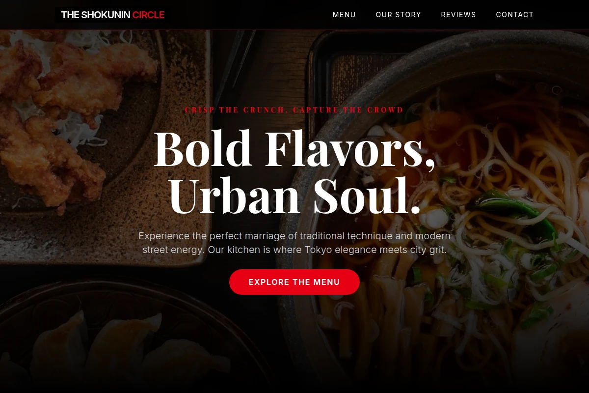 Urban Asian Fusion Food