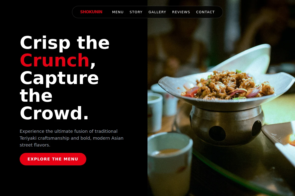 Teriyaki Asian Fusion Food