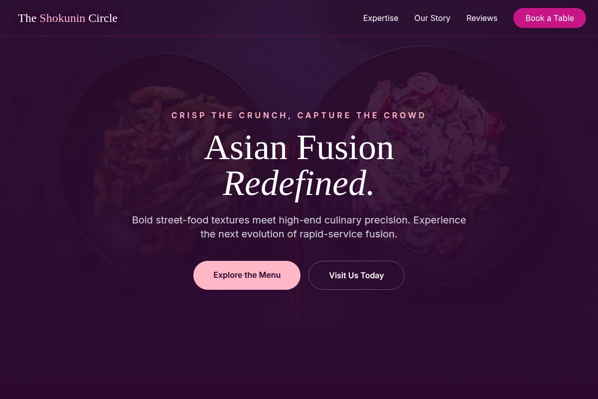 Fast Asian Fusion Food