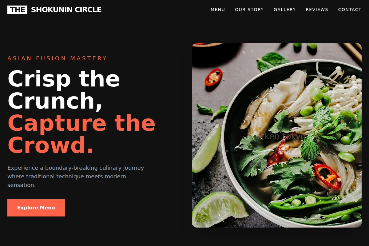 Sizzle Asian Fusion Food