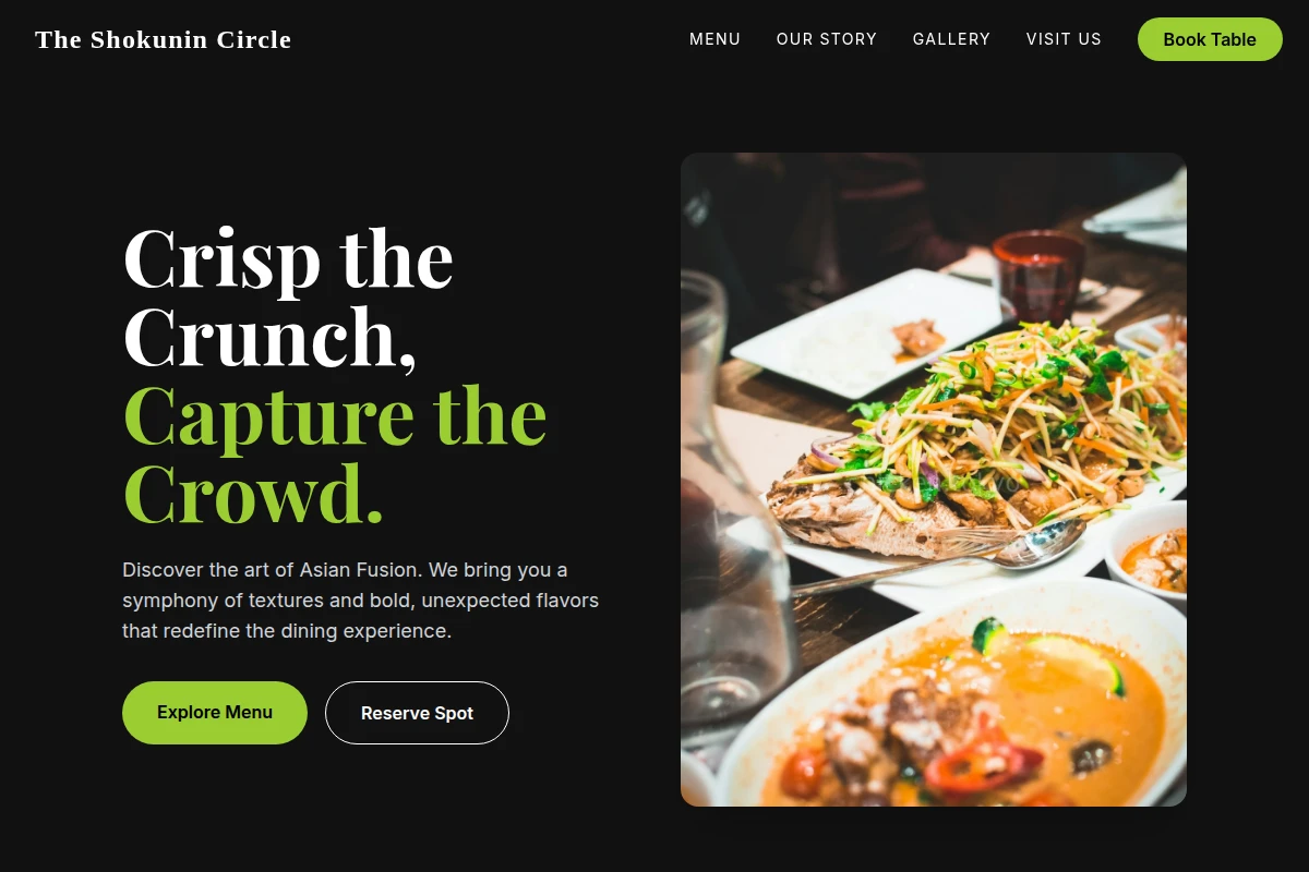 Paper Asian Fusion Food