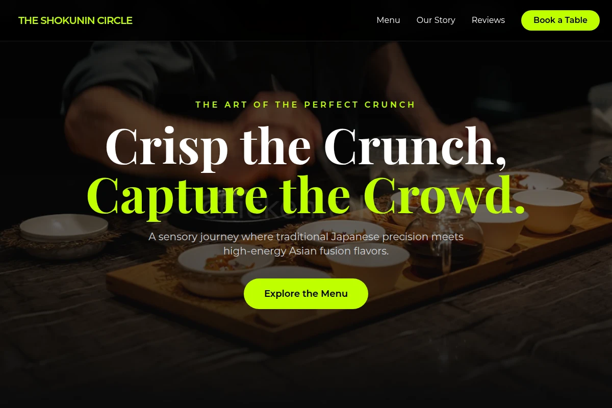 Crunch Asian Fusion Food