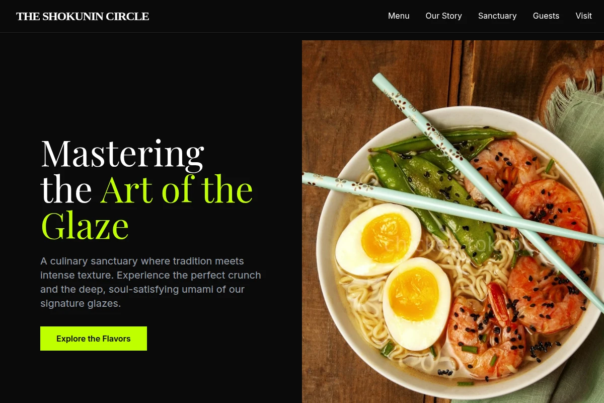 Glazed Japanese Food
