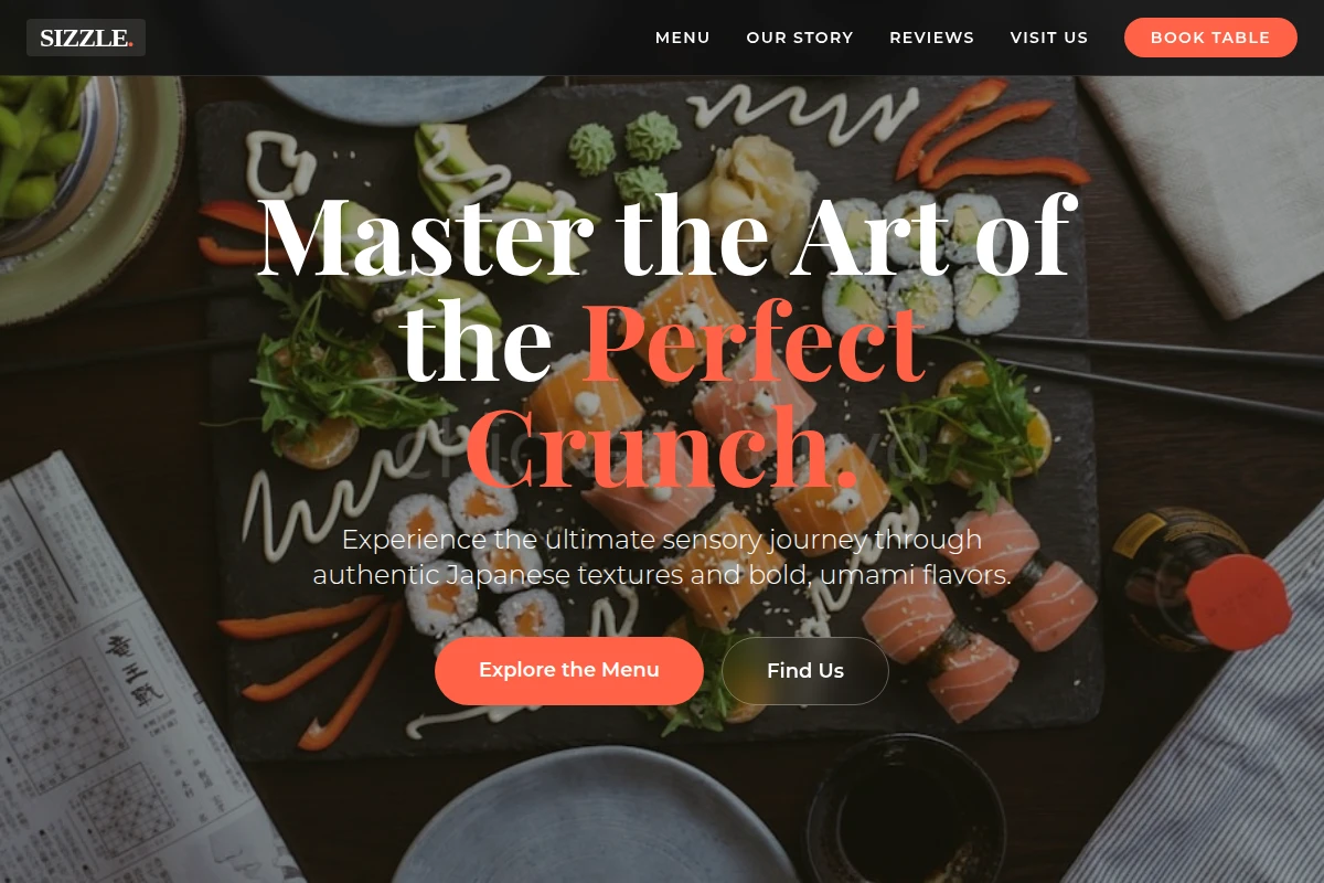 Sizzle Japanese Food