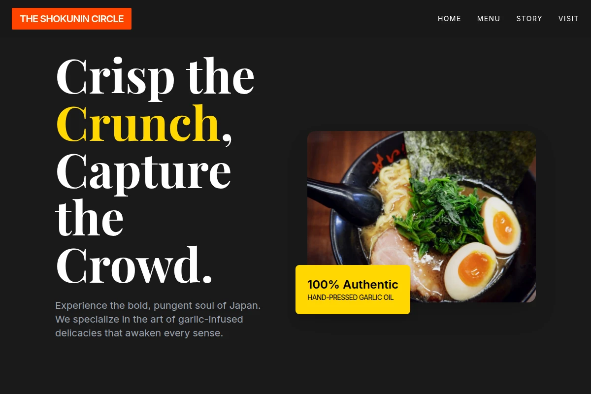 Garlic Japanese Food
